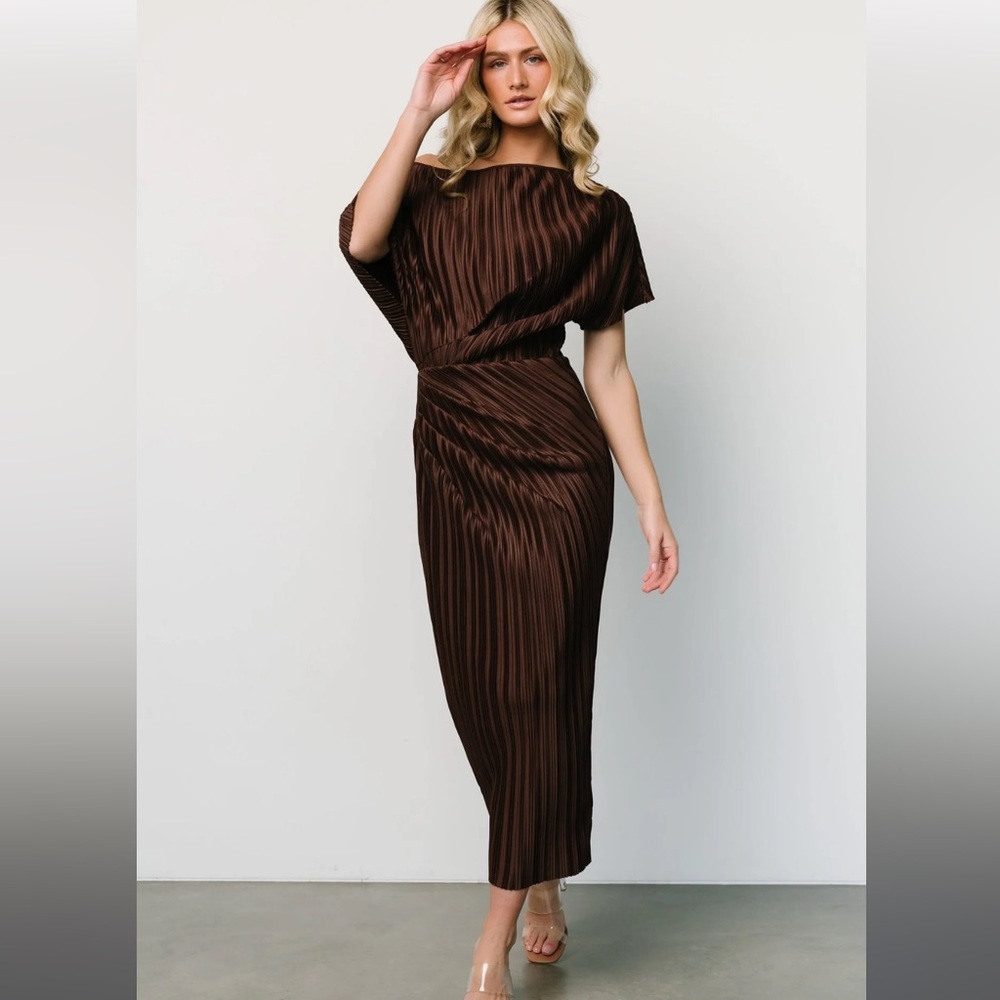 Baltic Born Winslow Pleated Midi Dress